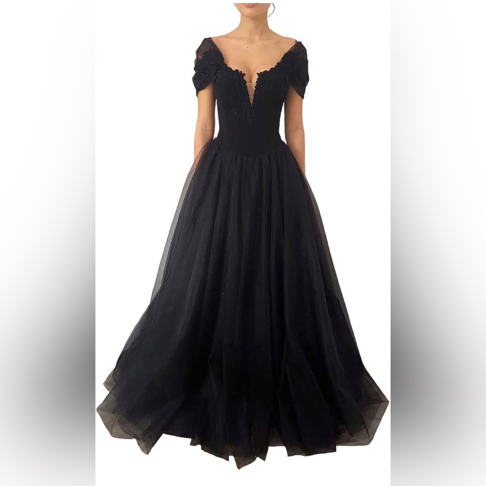 Elegant Black Evening Gown